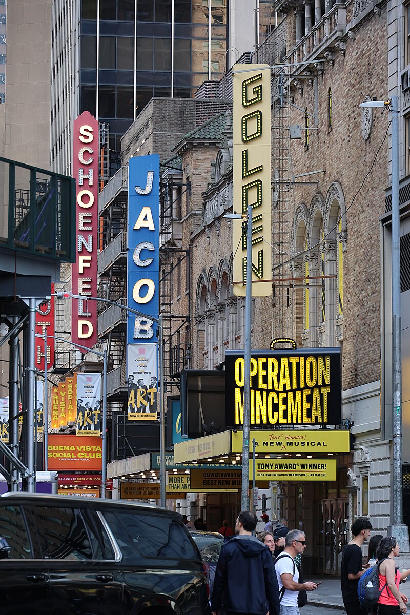 Broadway in the Theater District, Midtown Manhattan.
