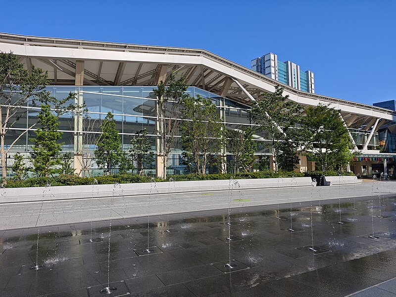 Railway station in Tokyo, Japan